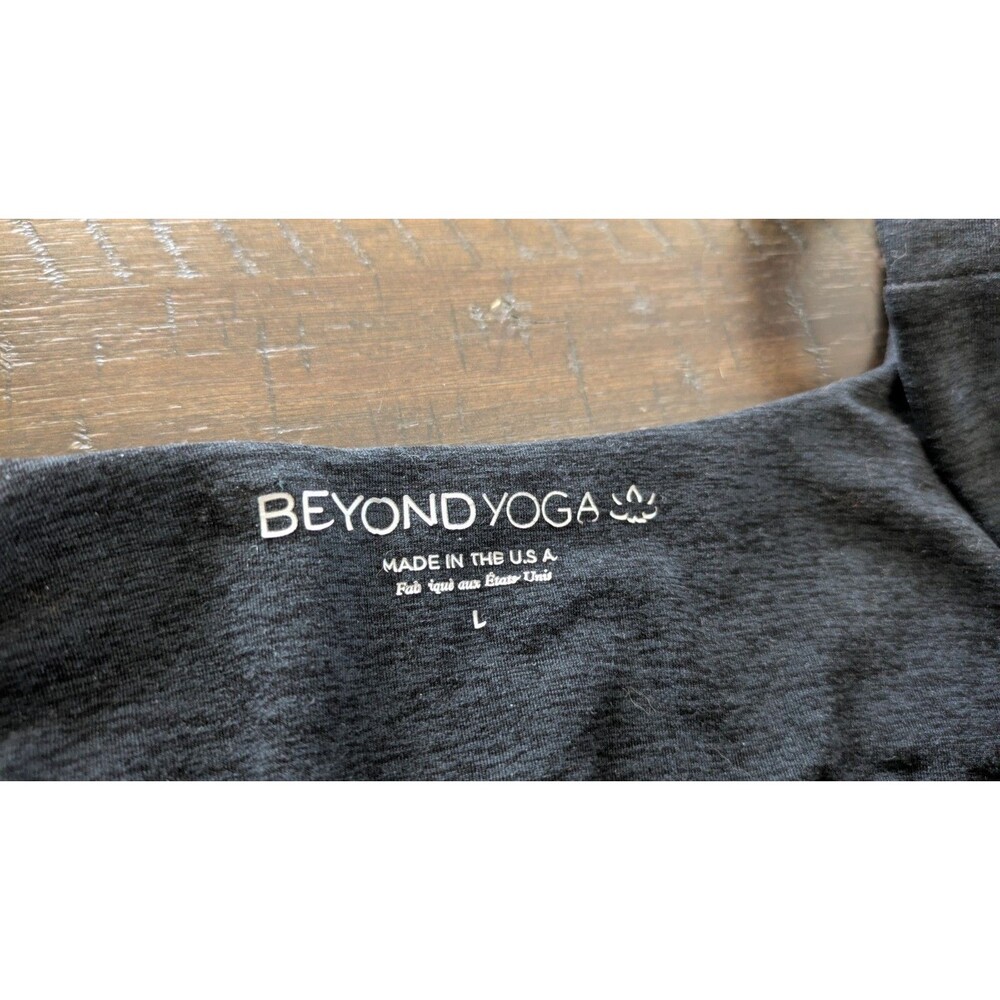 Beyond Yoga Spacedye Icon Midi Dress Darkest Night Black Charcoal Stretch Large - Picture 4 of 10